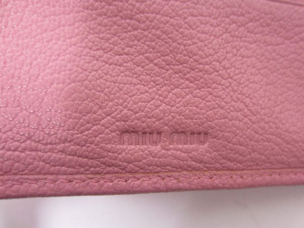 imgrc0096705568 miu miu W hook long wallet MADRAS ROSA pink