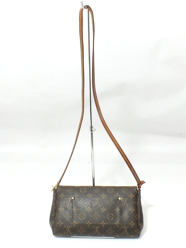 imgrc0096717818 Louis Vuitton Monogram Favorite MM 2WAY Shoulder Bag Brown