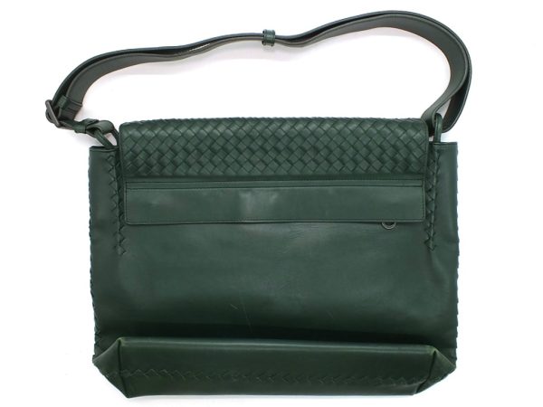 imgrc0096777698 Bottega Veneta Intrecciato Messenger Bag Green