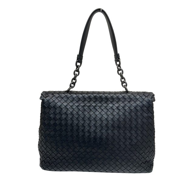 imgrc0096780064 Bottega Veneta Intrecciato Olympia Medium Chain Bag Leather Black