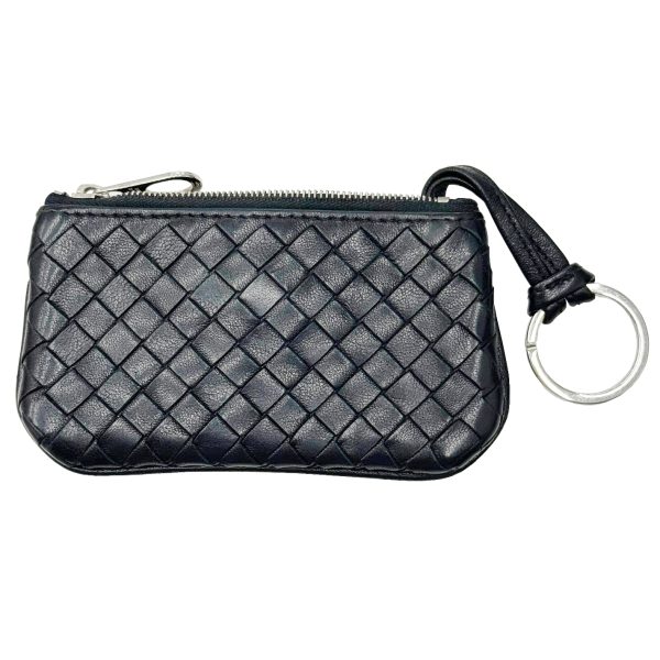 imgrc0096815179 Bottega Veneta Intrecciato Coin Case Leather Black