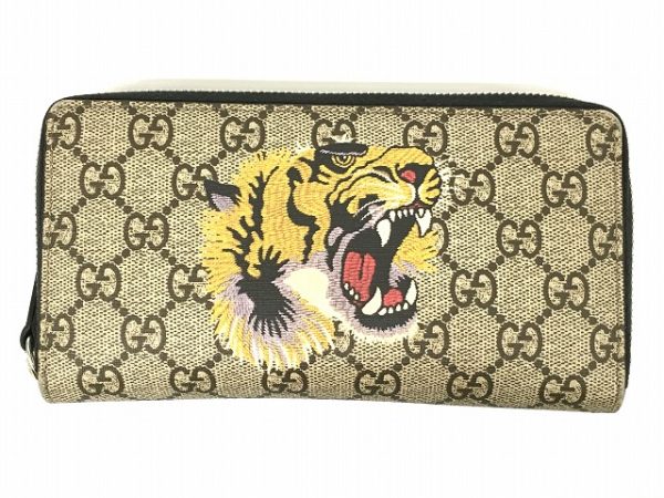 imgrc0096871609 Gucci GG Supreme Long Wallet Tiger