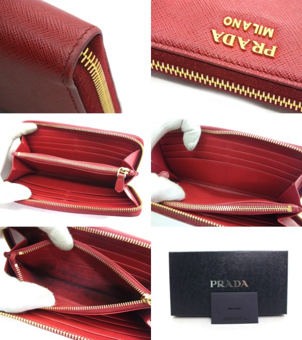 imgrc0096875851 Prada Saffiano Long Wallet Triangle Logo