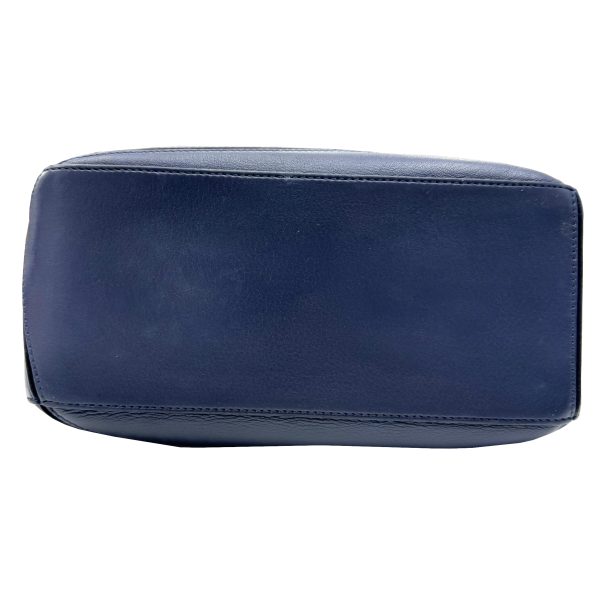 imgrc0096880402 Loewe Puzzle Small 2WAY Handbag Shoulder Bag Soft Grain Calf Navy