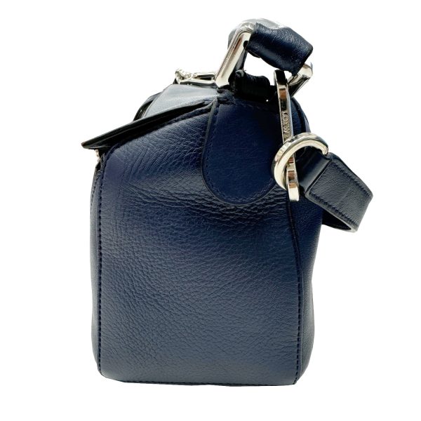 imgrc0096883068 Loewe Puzzle Small 2WAY Handbag Shoulder Bag Soft Grain Calf Navy