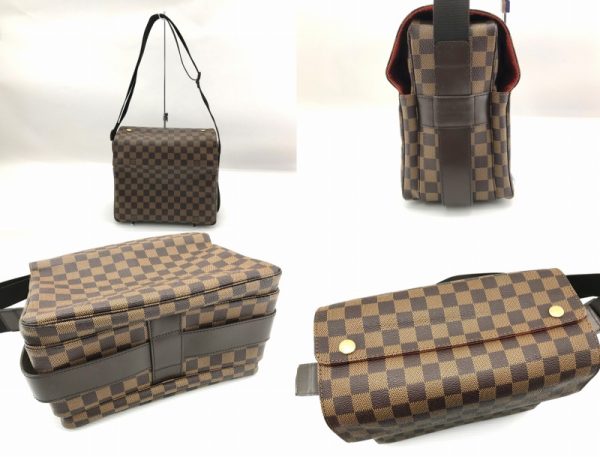 imgrc0097037264 Louis Vuitton Damier Naviglio Shoulder Bag Brown