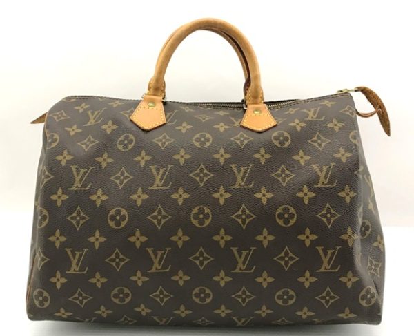 imgrc0097037691 Louis Vuitton Speedy 35 Monogram Bag Brown