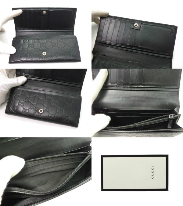 imgrc0097123108 Gucci Shima Long Wallet Black