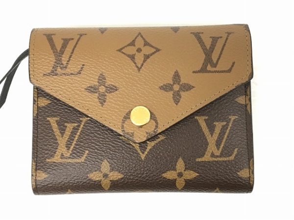 imgrc0097135656 Louis Vuitton Reverse Portefeuille Victorine Wallet Brown