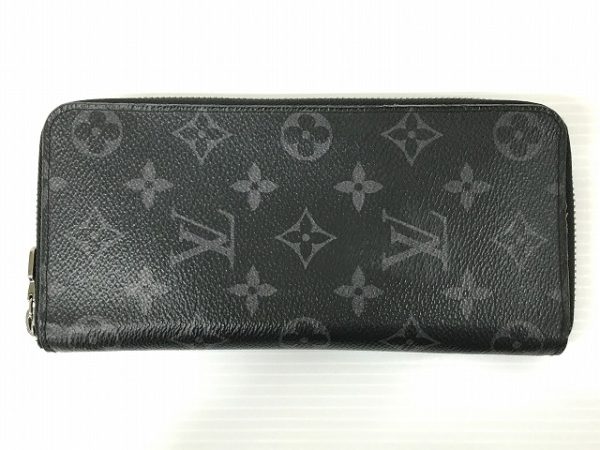 imgrc0097431254 Louis Vuitton Monogram Eclipse Zippy Wallet Long Wallet Black