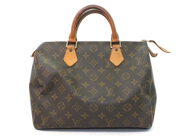 imgrc0097438035 Louis Vuitton Monogram Speedy 30 Handbag Brown