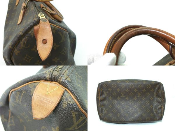 imgrc0097438036 Louis Vuitton Monogram Speedy 30 Handbag Brown