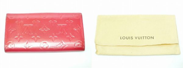 imgrc0097472992 Louis Vuitton Wallet Portefeuille Sarah Monogram Vernis Rose Indian