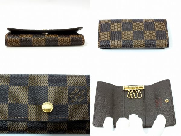 imgrc0097552080 Louis Vuitton Key Case Damier Multicle 4 Brown