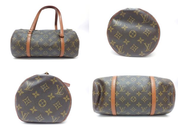 imgrc0097804162 Louis Vuitton Monogram Papillon 30 Handbag Brown