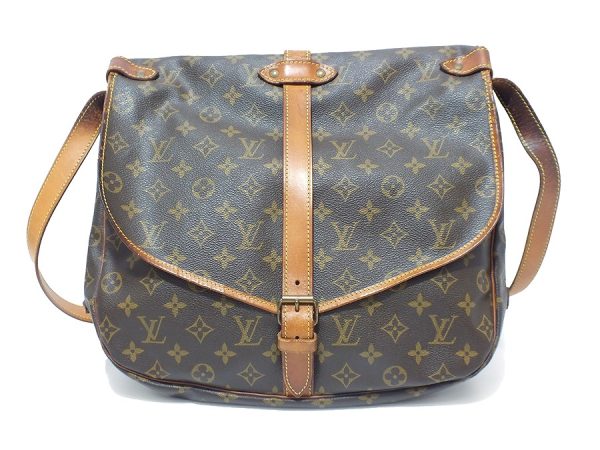 imgrc0097804180 Louis Vuitton Shoulder Bag Monogram Saumur 35 Brown