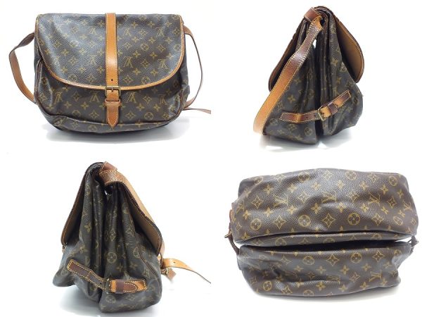 imgrc0097804181 Louis Vuitton Shoulder Bag Monogram Saumur 35 Brown