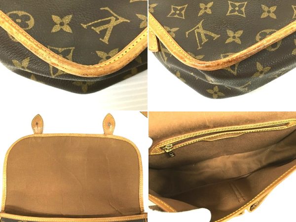 imgrc0098076741 Louis Vuitton Monogram Gibessière MM Shoulder Bag Brown