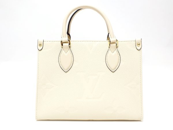 imgrc0098258387 Louis Vuitton On the Go PM Empreinte 2WAY Tote Crème