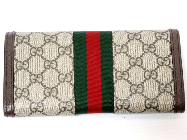 imgrc0098291531 Gucci GG Supreme Long Wallet Beige