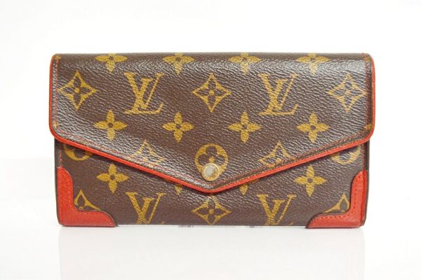 imgrc0098484413 Louis Vuitton Monogram Portefeuille Sala Wallet Brown