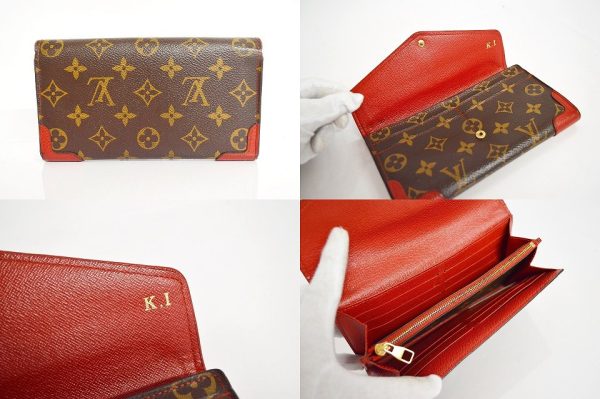 imgrc0098484414 Louis Vuitton Monogram Portefeuille Sala Wallet Brown