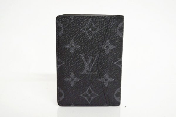 imgrc0098485821 Louis Vuitton Monogram Eclipse Organizer de Poche Card Case Black