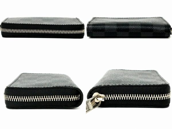 imgrc0098508162 Louis Vuitton Damier Graphite Zippy Coin Wallet Black