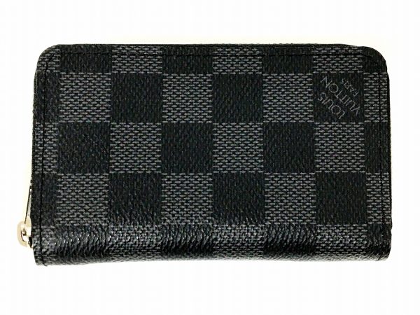 imgrc0098508165 Louis Vuitton Damier Graphite Zippy Coin Wallet Black