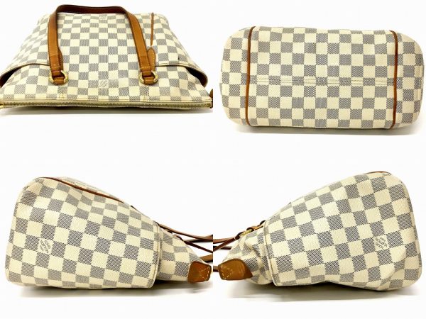 imgrc0098509007 Louis Vuitton Damier Azur Totally PM Tote Bag White