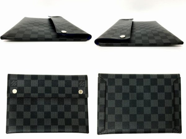 imgrc0098509143 Louis Vuitton Clutch Bag Damier Graphite Alpha Triple Pouch