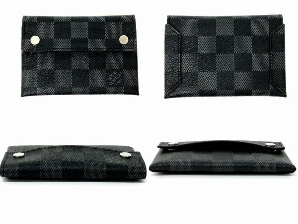 imgrc0098509145 Louis Vuitton Graphite Alpha Triple Clutch Bag Black