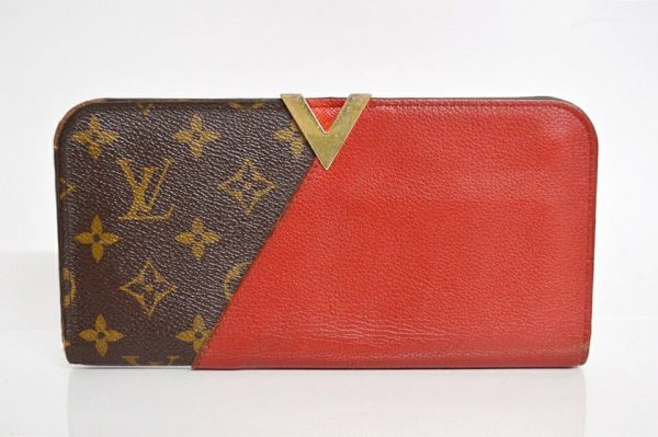 imgrc0098552384 Louis Vuitton Monogram Portefeuille Kimono Wallet Brown