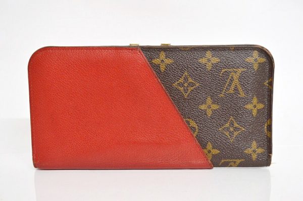 imgrc0098552385 Louis Vuitton Monogram Portefeuille Kimono Wallet Brown