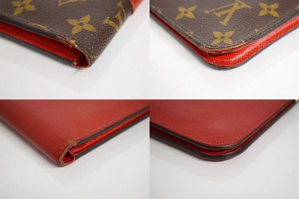 imgrc0098552386 Louis Vuitton Monogram Portefeuille Kimono Wallet Brown