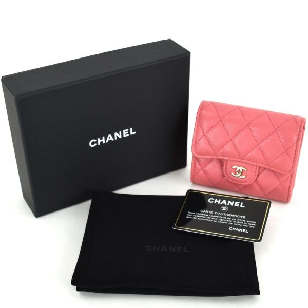 imgrc0098568038 Chanel Wallet Caviar Skin Pink Small Flap Wallet Wallet