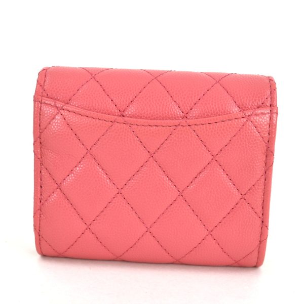 imgrc0098568044 Chanel Wallet Caviar Skin Pink Small Flap Wallet Wallet