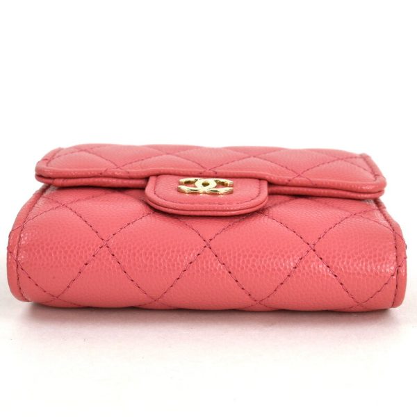 imgrc0098568049 Chanel Wallet Caviar Skin Pink Small Flap Wallet Wallet