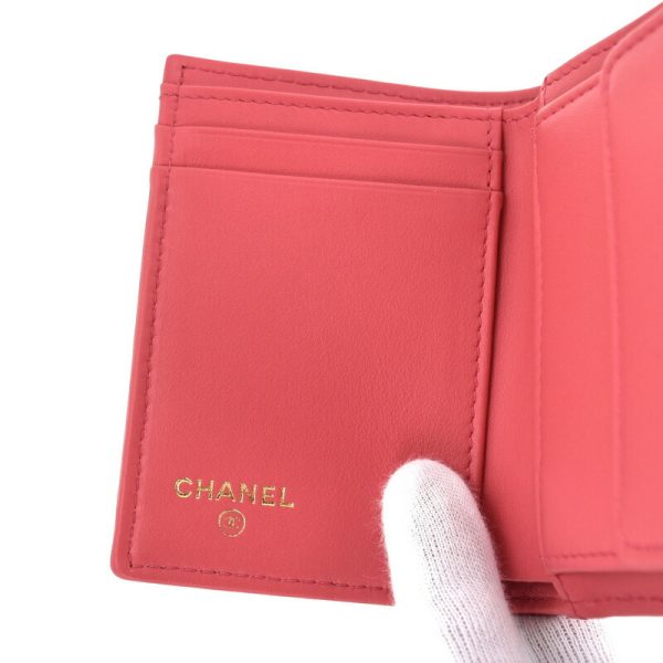 imgrc0098568057 Chanel Wallet Caviar Skin Pink Small Flap Wallet Wallet