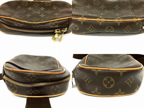 imgrc0098920562 Louis Vuitton Monogram Pochette Ganju Body Bag Brown