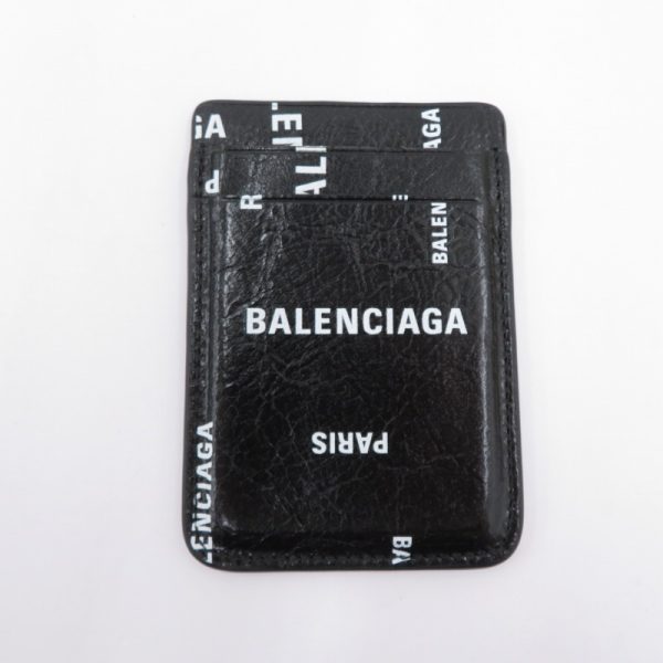 imgrc0098993976 BALENCIAGA Bal Paris Allover Arena Lambskin Case Black