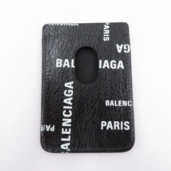 imgrc0098993977 BALENCIAGA Bal Paris Allover Arena Lambskin Case Black