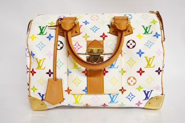 imgrc0099125792 Louis Vuitton Monogram Multicolor Speedy 30 Handbag Brown