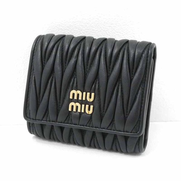 imgrc0099284685 MIU MIU Matelasse tri fwallet black