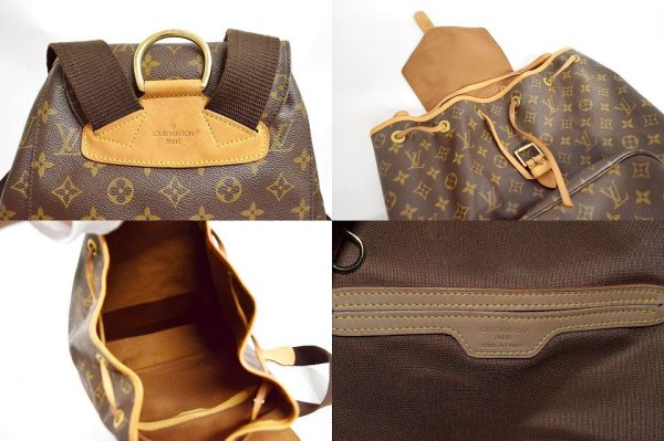 imgrc0099299274 Louis Vuitton Monogram Monsouris GM Rucksack Brown