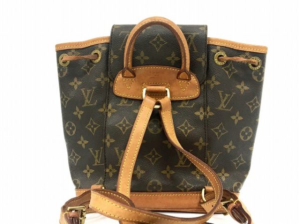 imgrc0100730291 Louis Vuitton Monogram Mini Monsouris Backpack Brown