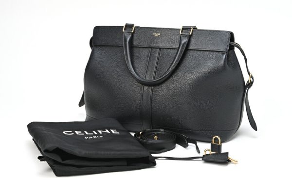 imgrc0101356491 Celine Cava de France 2 Way Bag Black