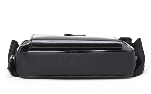 imgrc0102140770 Prada Re Nylon Glass Belt Bag Black