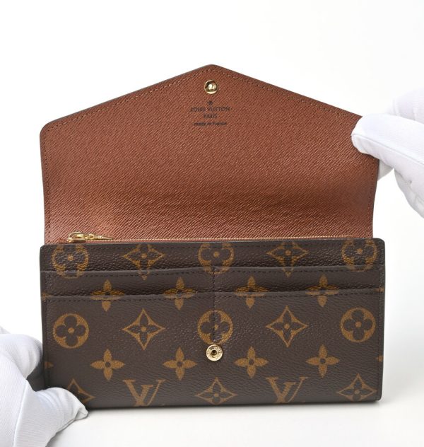 imgrc0102797527 Louis Vuitton Sarah Wallet Long Monogram Brown