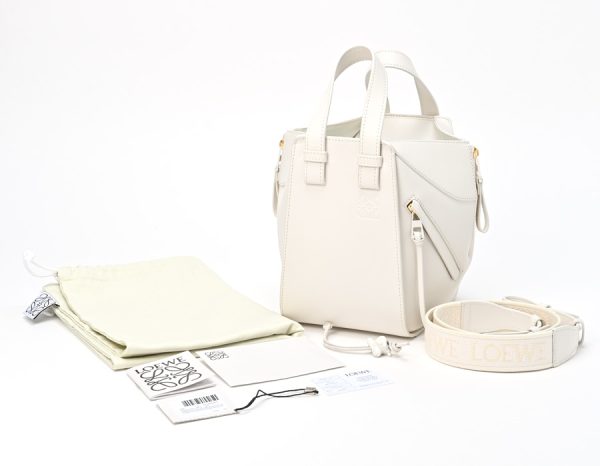 imgrc0102823563 Loewe Hammock Bag White Glaze